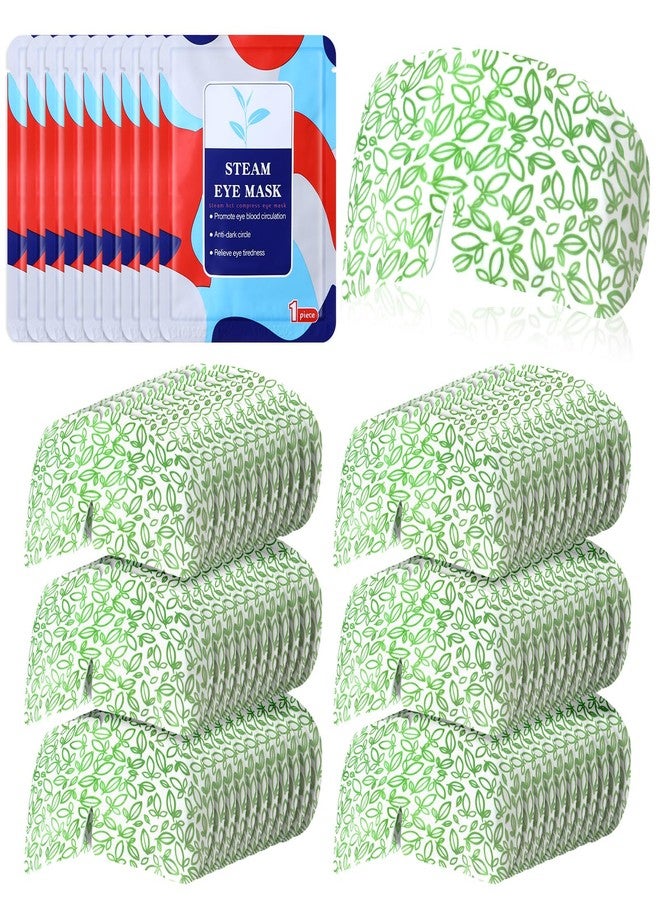 Silicherry 50 Packs Steam Eye Mask for Dry Eyes Spa Warm Sleep Mask Self Heating Disposable Eye Masks for Home Office Travel Eyestrain Relieve(Unscented) - Image 1
