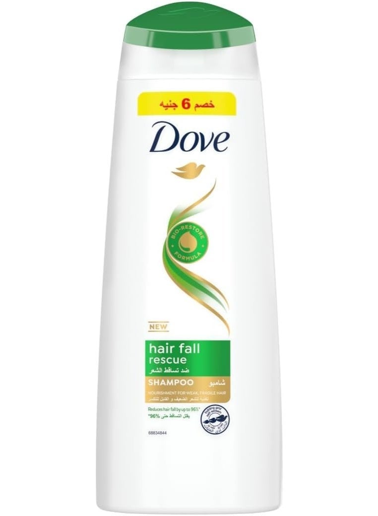 Dove shampoo hair fall Rescue Nourishment For Weak Fragile Hair 180 ml - Image 2
