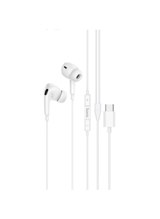 Hoco M101 Pro - Crystal Sound Wire-Controlled Digital Earphones With Microphone, Plug: Type-C, Cable Length: 1.2m - Image 2