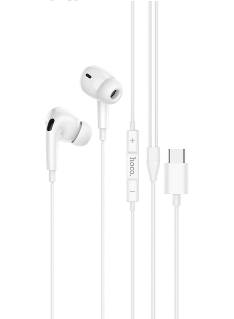 Hoco M101 Pro - Crystal Sound Wire-Controlled Digital Earphones With Microphone, Plug: Type-C, Cable Length: 1.2m - Image 3