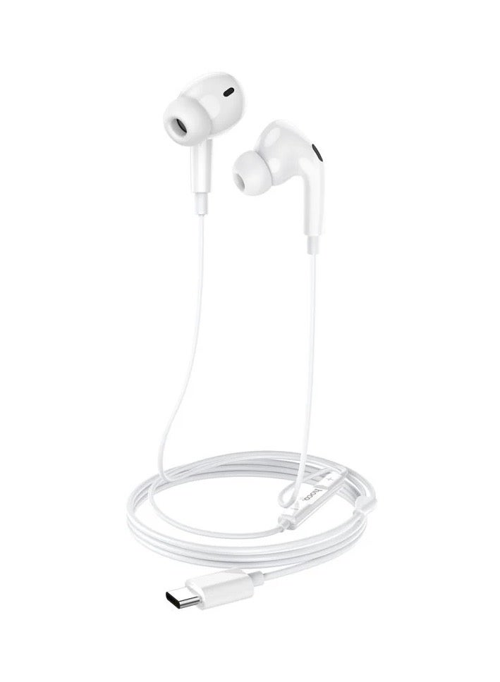 Hoco M101 Pro - Crystal Sound Wire-Controlled Digital Earphones With Microphone, Plug: Type-C, Cable Length: 1.2m - Image 4