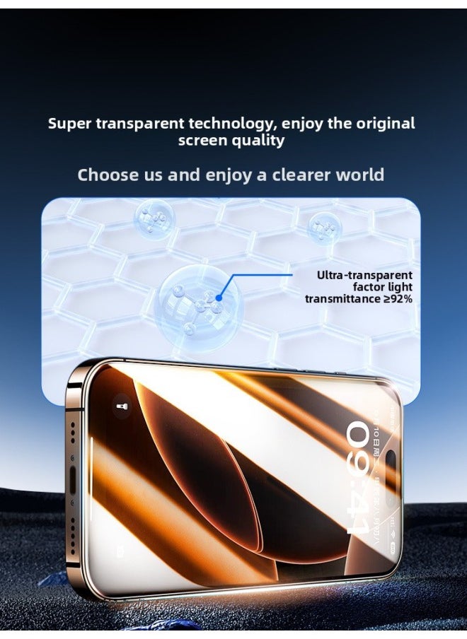 Generic - For IPhone16/15promax Tempered Film Apple 16promax Mobile Phone Film 11 Protective Film 12m-Colour:✅【25°Anti-peep 9d丨full Screen Full Coverage 3 Times Anti-fingerprint】2 Pieces—free Film Applicator + Damage Compensation Guarantee-Size:iPhone 12 Pro Max - Image 1