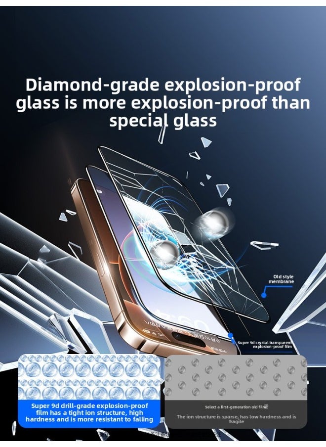 Generic - For IPhone16/15promax Tempered Film Apple 16promax Mobile Phone Film 11 Protective Film 12m-Colour:✅【25°Anti-peep 9d丨full Screen Full Coverage 3 Times Anti-fingerprint】2 Pieces—free Film Applicator + Damage Compensation Guarantee-Size:iPhone 12 Pro Max - Image 1