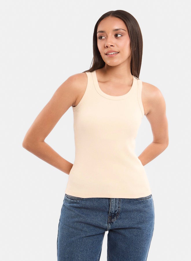Women's Tank Top Beige