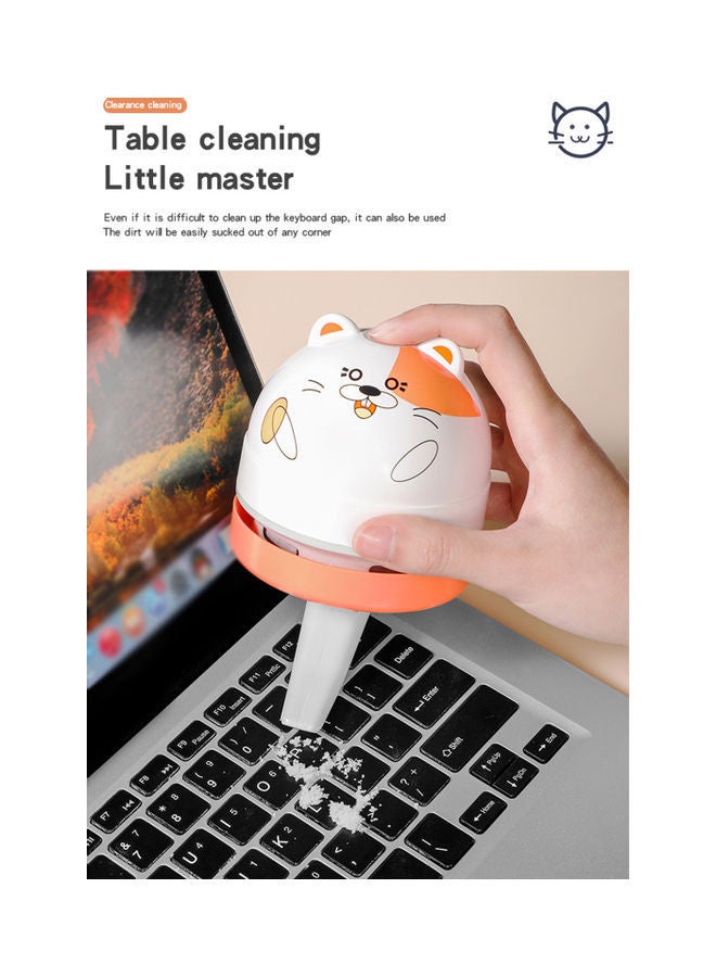 نيبمينينت أداة تنظيف مكتبية محمولة باليد أبيض/برتقالي - Image 4