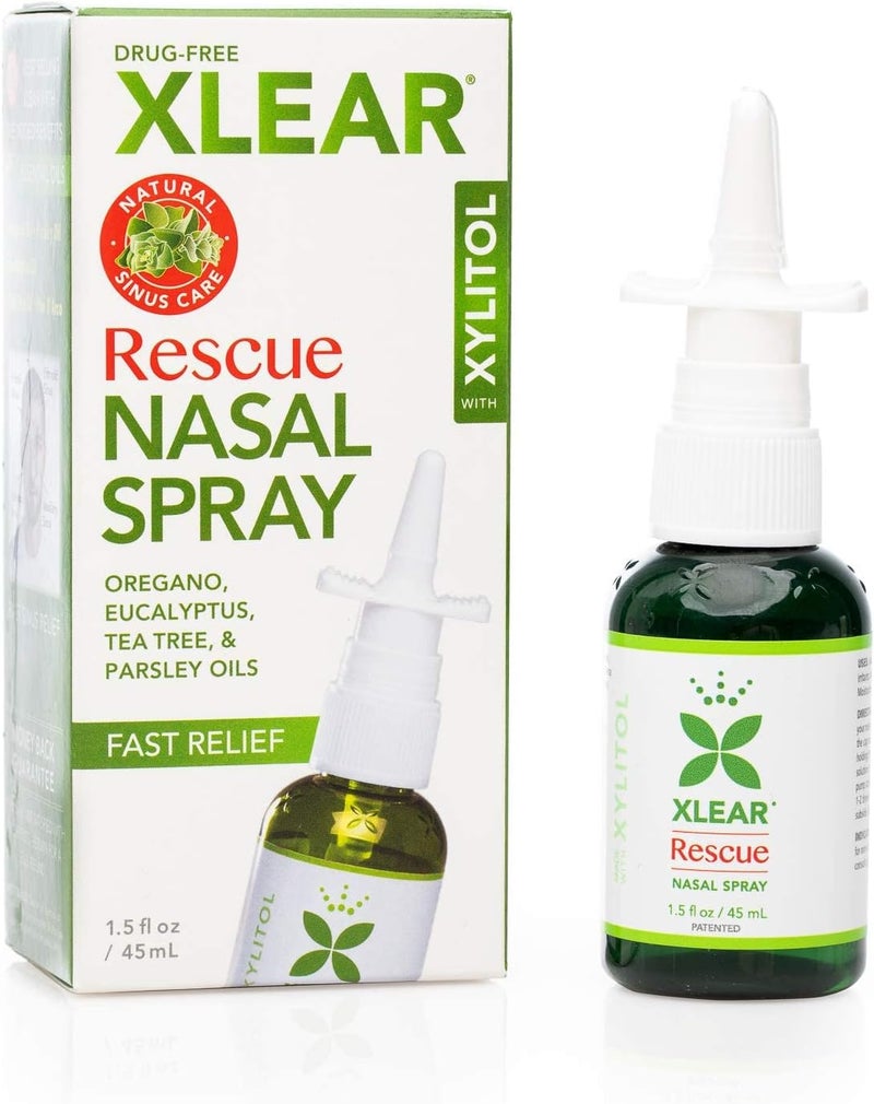 Xlear Xlear Rescue Nasal Spray with Xylitol, Oregano and Tea Tree (Pack of 4) 