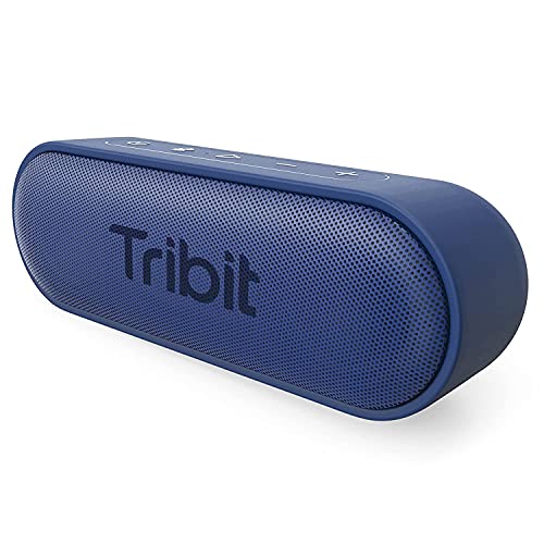 Tribit Updated Version XSound Go Wireless Bluetooth 5.3 Speakers with Loud Stereo Sound & Rich Bass 16W,24H Playtime,150 ft Bluetooth Range,Outdoor Lightweight IPX7 Waterproof,Built-in Mic(Blue) - Image 1