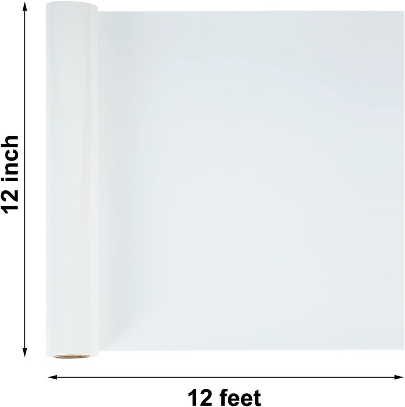 TUMIYA Luminous Blue Heat Transfer Vinyl Rolls, 12" x 8ft Glow in The Dark HTV Vinyl, White to Blue Iron on Vinyl for Heat Press DIY Design Easy to Cut & Weed - Image 3