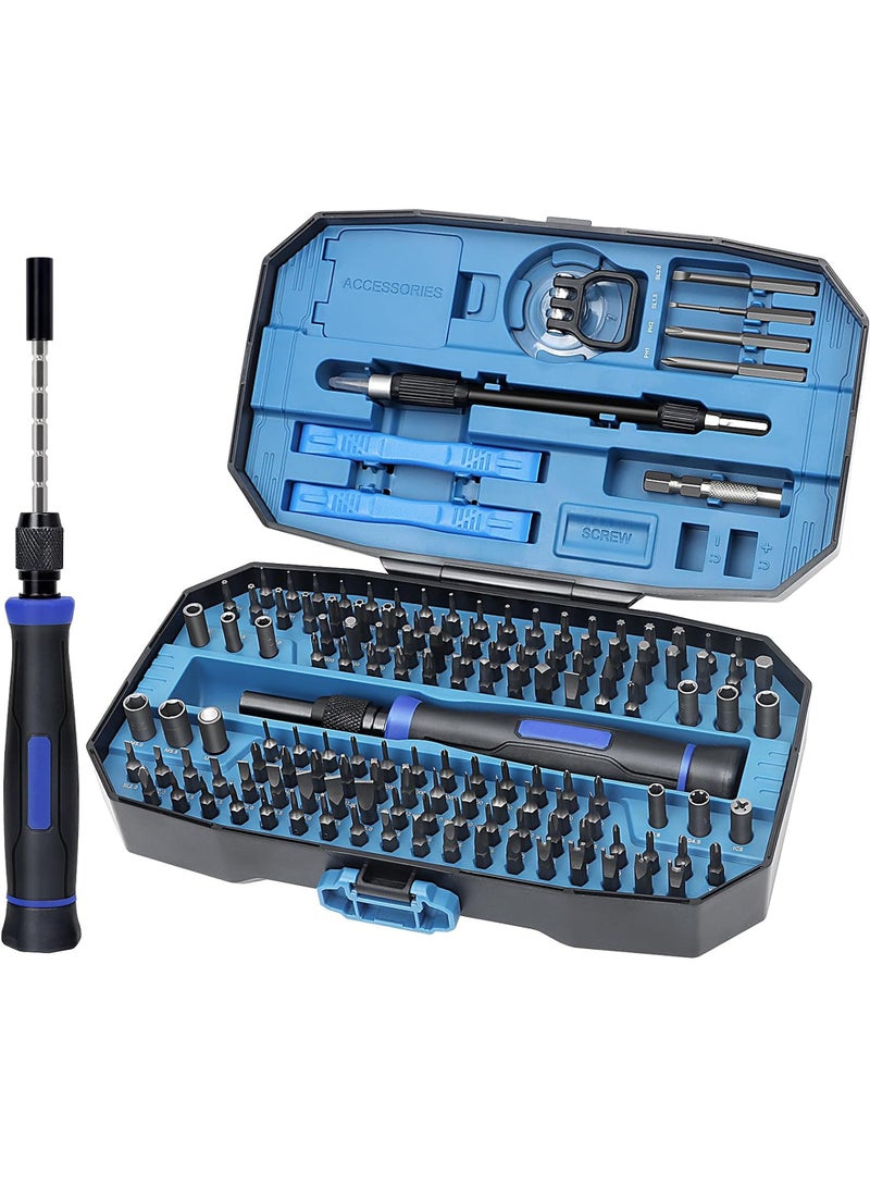 Uwals Precision Screwdriver Set 152 in 1 Small Magnetic Screwdriver Set with Case, Electronic Repair Tool Kit for Computer, Laptop, iPhone, Macbook, PC, PS5, Xbox Controller, RC, Jewelers, Glasses - Image 1
