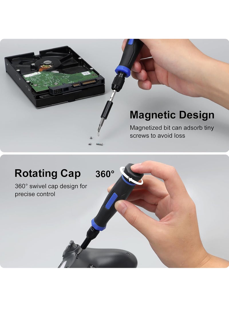 Uwals Precision Screwdriver Set 152 in 1 Small Magnetic Screwdriver Set with Case, Electronic Repair Tool Kit for Computer, Laptop, iPhone, Macbook, PC, PS5, Xbox Controller, RC, Jewelers, Glasses - Image 3
