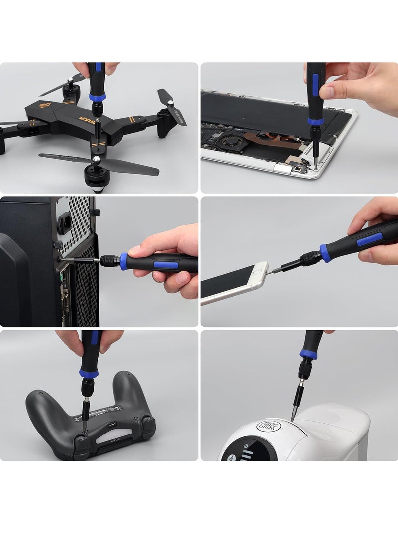 Uwals Precision Screwdriver Set 152 in 1 Small Magnetic Screwdriver Set with Case, Electronic Repair Tool Kit for Computer, Laptop, iPhone, Macbook, PC, PS5, Xbox Controller, RC, Jewelers, Glasses - Image 4