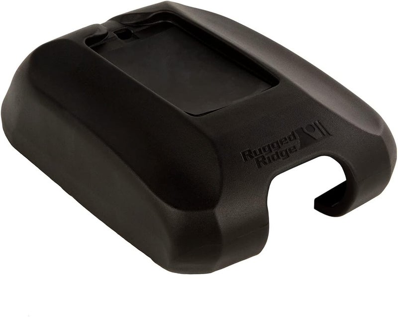 Rugged Ridge Center Console Cover, W/Phone Holder, Black 13107.62 Fits 2011-2018 Jeep Wrangler JK - Image 1
