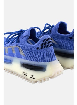 Adidas Women Nmd S1 Lace Up Outdoor Shoes, Blue/White  - Image 3