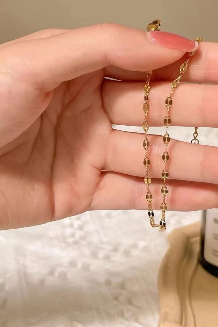 Luxuria 18K Gold Plated Stainless Steel Anklet Bracelets for Women, Simple Elegant Summer Anklet Boho Snake Bone Chain Beach Foot Jewelry - Image 4