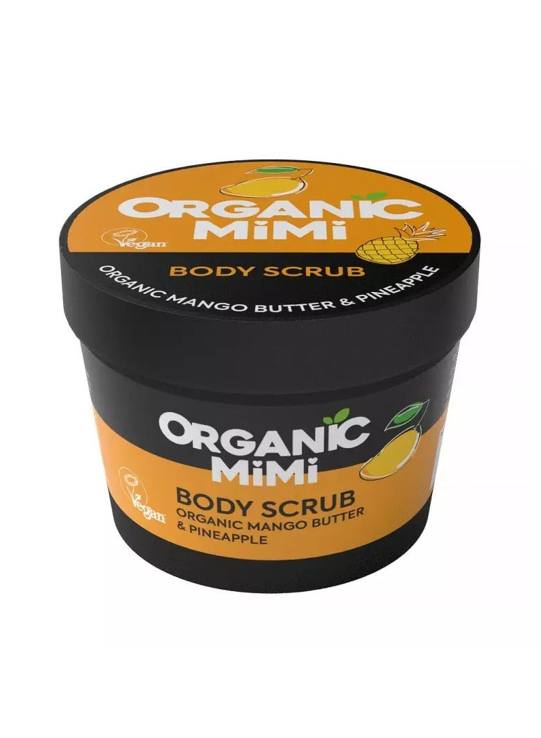 Organic Mimi Mango & Pineapple Body Scrub 120g - Image 1