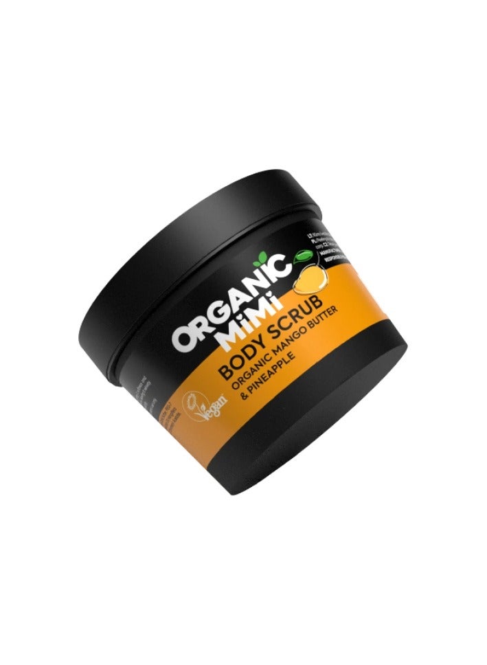 Organic Mimi Mango & Pineapple Body Scrub 120g - Image 2