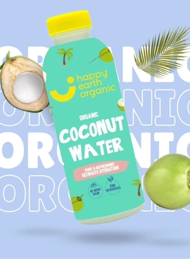 هابي إيرث عضوي ماء جوز الهند العضوي 250 مل - Image 1