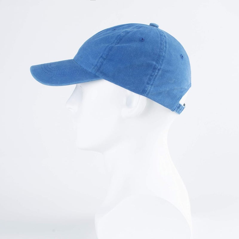 LANGZHEN Unisex Baseball Cap 100% Cotton Fits Men Women Washed Denim Adjustable Dad Hat - Image 4