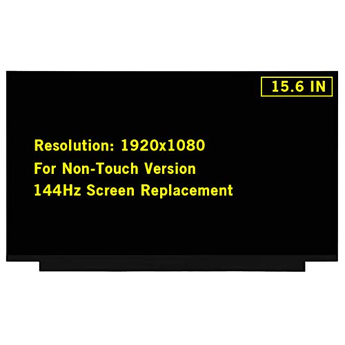GBOLE 15.6" Screen Replacement for ASUS TUF Gaming F15 FX506 FX506H FX506L FX506LU FX506LH FX506LI FX506HE FX506HC FX506HM FullHD 1920x1080 IPS LED LCD Display Screen Panel (144Hz - 40Pin Connector) - Image 1