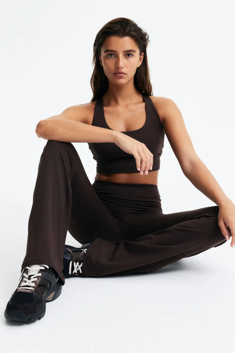 H&M Flared sports leggings in SoftMove™