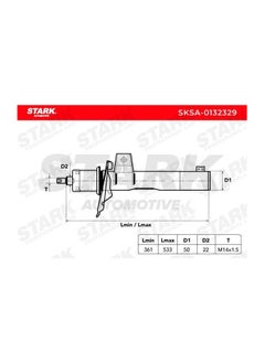 Stark STARK - SHOCK ABSORBER (FRONT) FOR AUDI / VW - 5Q0413023CP / 5Q0413023DA / 5Q0413023DB / 5Q0413023DQ / 5Q0413023EB / 5Q0413023FQ / 8V0413023C / 8V0413023D / 5Q0413023GG / 5QM413023AD  - Image 3