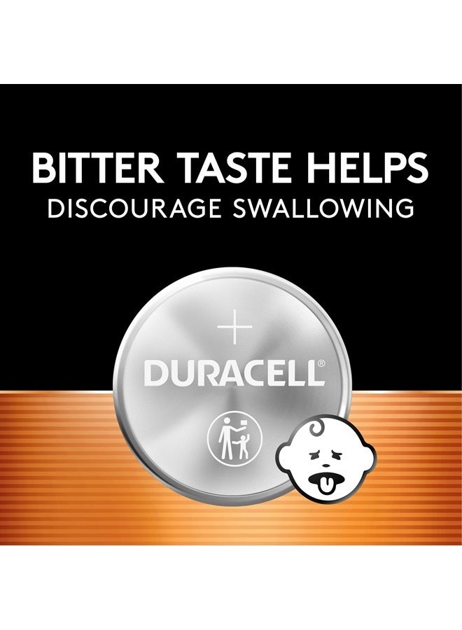 Duracell بطارية ليثيوم دوراسيل CR2025 3 فولت، ميزات أمان للأطفال، عبوة تحتوي على 2، بطارية عملة ليثيوم لمفتاح السيارة، جهاز التحكم عن بعد، جهاز قياس السكر، خلية ليثيوم 3 فولت - Image 2