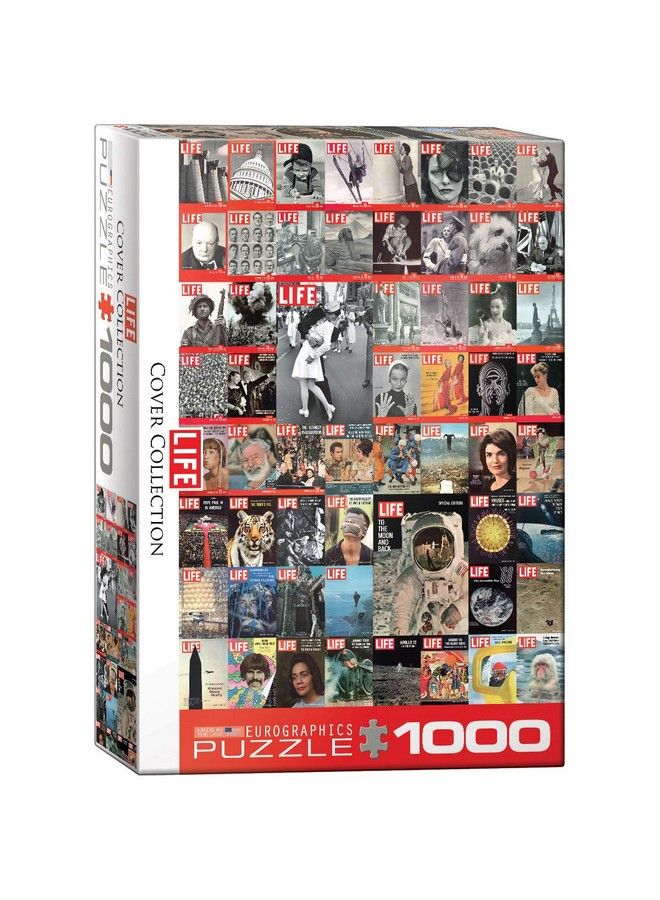 eurographics The Life Cover Collection (1000 Piece) Puzzle (6000 0819) Black - Image 1