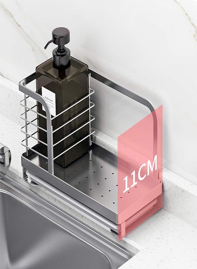 MINGFANITY Kitchen Countertop Dish Soap and Dishwashing Brush Holder, SUS 304 Stainless Steel Sponge Organizer, Basket for Cleaning and Scrub Tool, Kitchen Sink Brush Caddy Holder - Image 4
