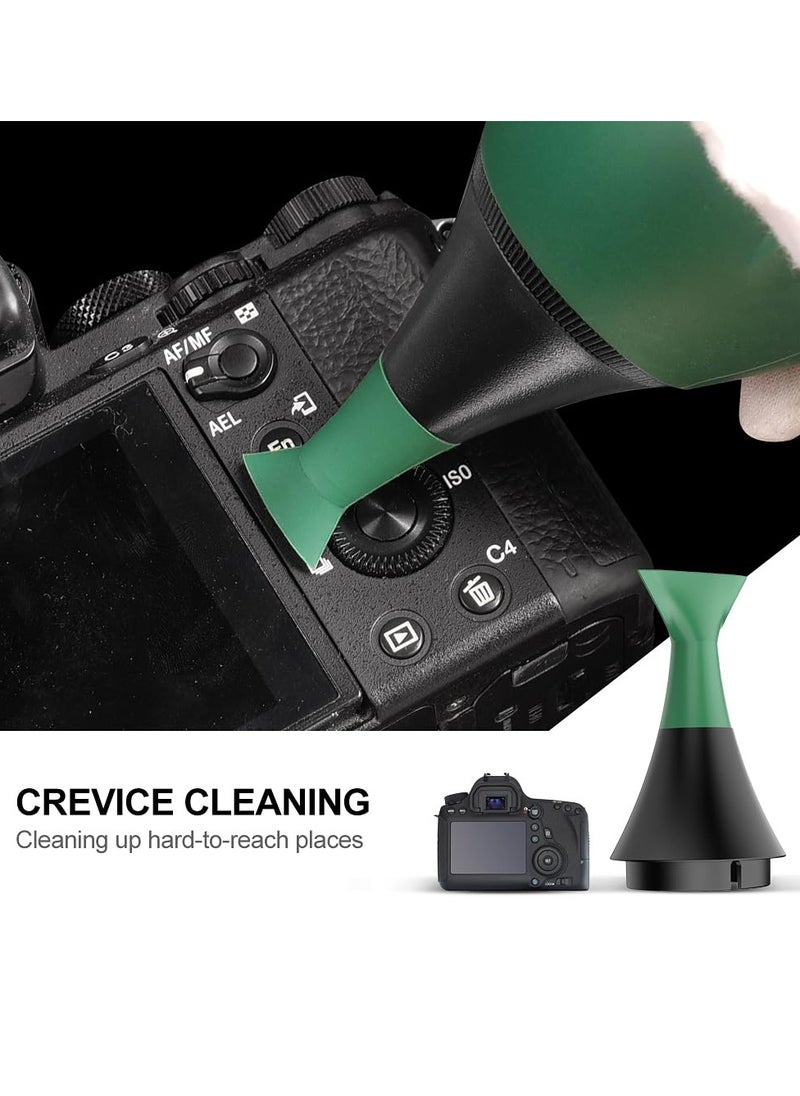 KASTWAVE - Electric Air Blower Kit, with 4 Soft Tip Silicone Replaceable Nozzles, Mechanism Dust Blower and Vacuum Cleaner, Professional Air Blaster for Camera Sensor CCD CMOS, Lenses - Image 1