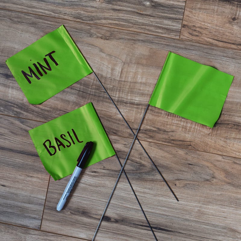 ACE Supply Green Marking Flags 100 Pack - 4x5x15 Inch Green Flags for Yard - Markers For Lawn, Irrigation, Landscaping, Survey & Sprinkler Head Marking  - Image 4