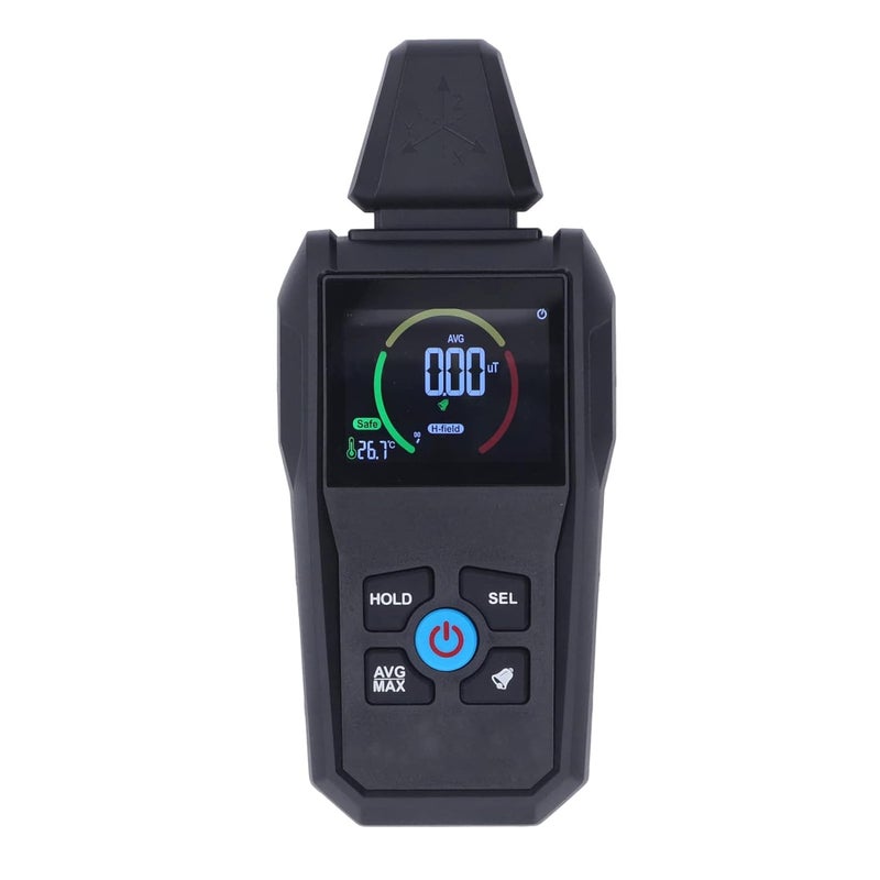 Eujgoov EMF Meter Electromagnetic Field Detector Radiation Tester with Sound Light Alarm LCD Backlit for Home Office Industrial Use - Image 3