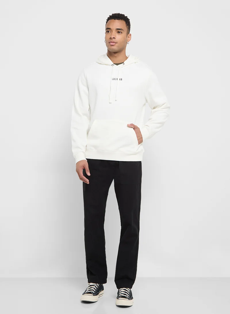 جس LOGO DETAILS HOODIE