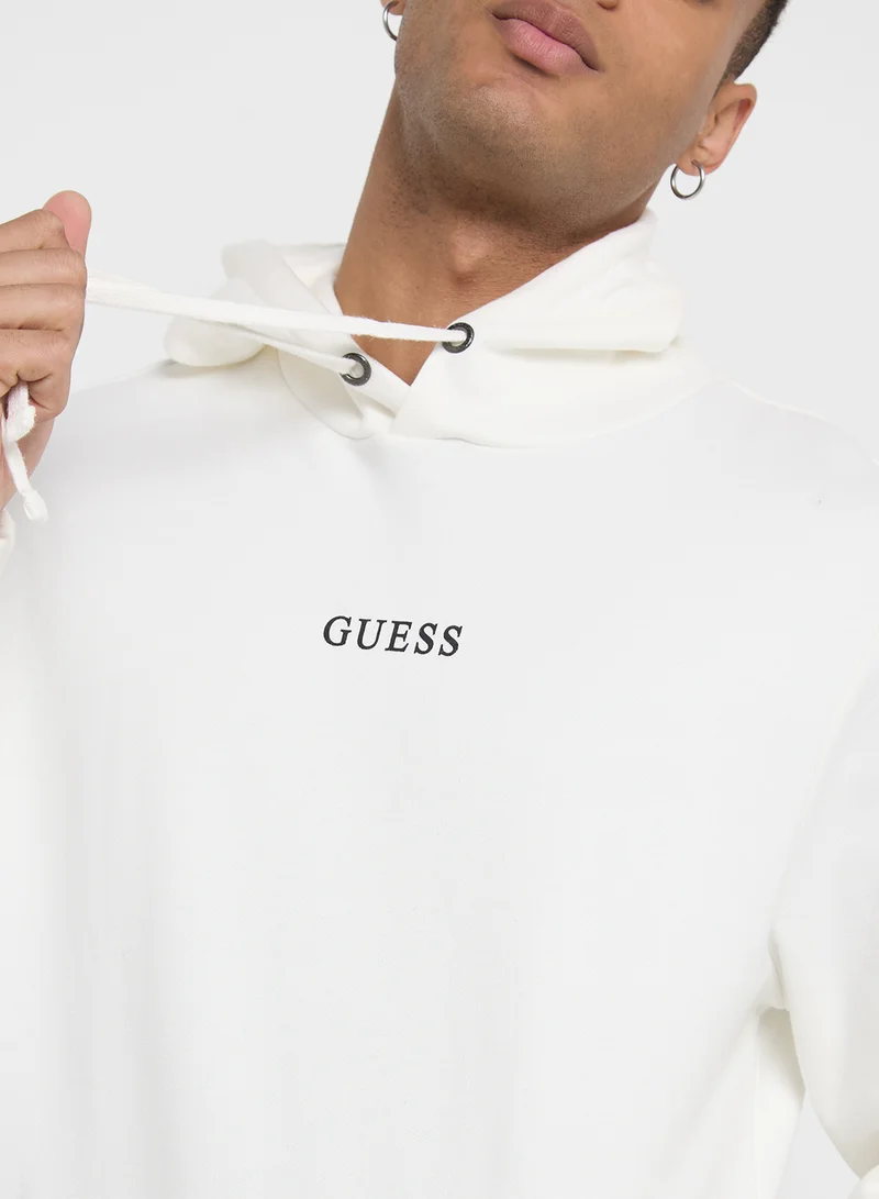 جس LOGO DETAILS HOODIE