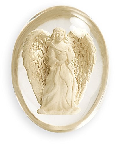 Angelstar 8717 AngeLight Angel Worry Stone, 1-1/2-Inch, Clear, Beige - Image 2