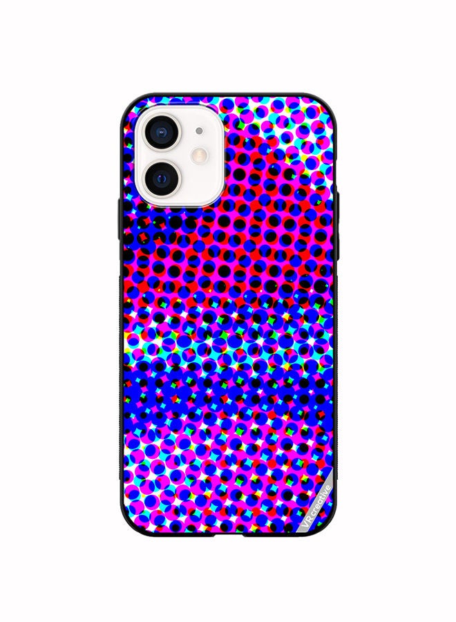 VR CREATIVE Protective Case Cover For Apple iPhone 12 mini Fun Beautiful Retro Pop Art Design Multicolour - Image 1