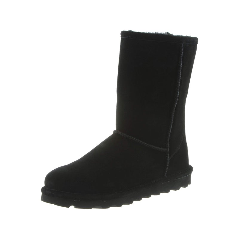 Bearpaw BEARPAW Women's Elle Short Black Size 10 | Women's Boot Classic Suede | Women's Slip On Boot | Comfortable Winter Boot  - Image 1