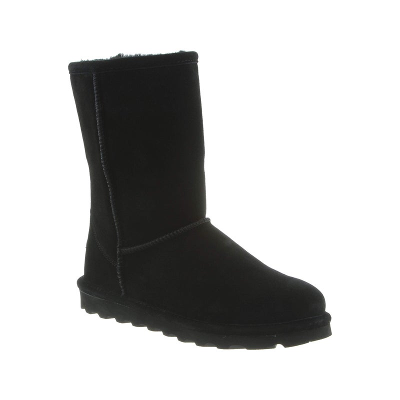 Bearpaw BEARPAW Women's Elle Short Black Size 10 | Women's Boot Classic Suede | Women's Slip On Boot | Comfortable Winter Boot  - Image 2