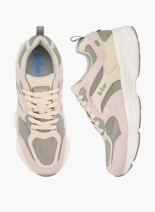 لي كوبر Men Textured Lace-Up Ankle Sneakers