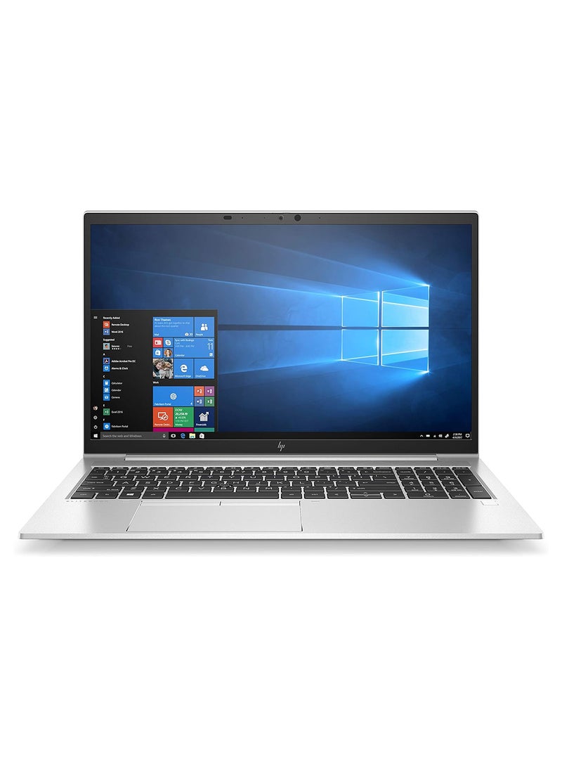 HP Elitebook 850 G7 Laptop With 15.6-Inch Display, Core i5-10210U Processor/8GB RAM/256GB SSD/Intel UHD Graphics/Windows 10 Pro English Silver - Image 1