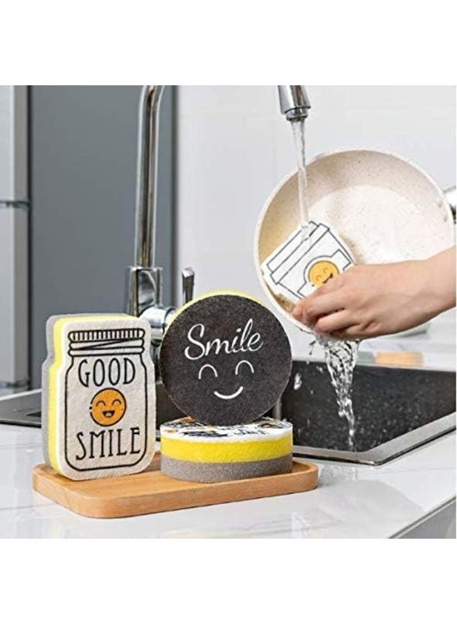 Double-sided silicone cleaning sponge and carbon fiber smile -215 - Image 2