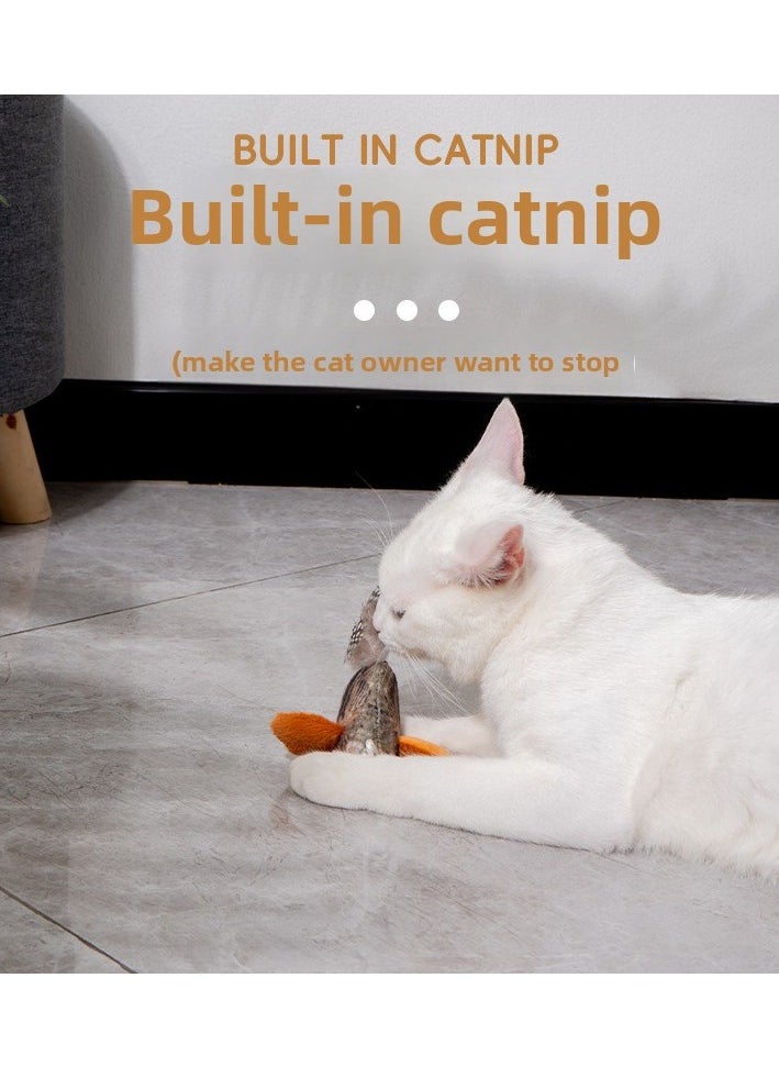 Interactive Cat Toy Sound Bird Call Self-Entertaining Fun for Kittens and Cats Cat Teaser Stick