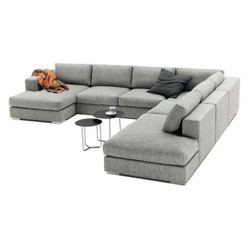 Betak Corner sofa 360 x 280 x 160 x 85 x 80 cm - gray - Image 1