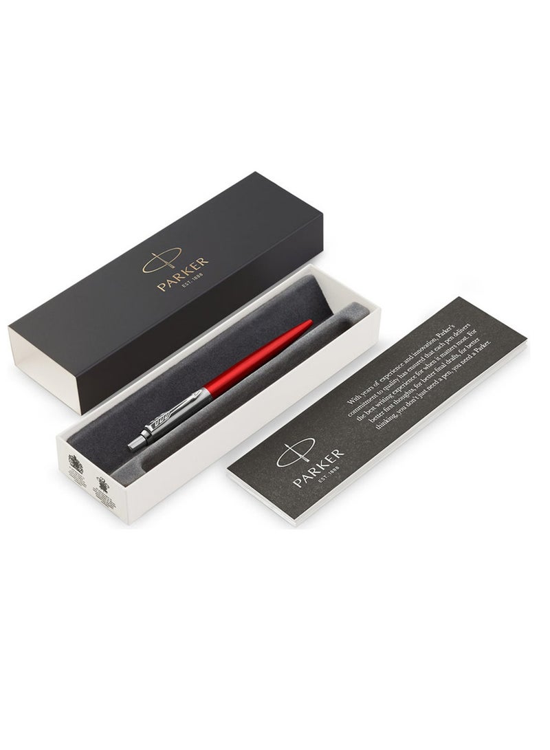 1-Piece Jotter Original Blue Ink Ballpoint Pen Red Barrel