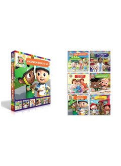 Cocomelon Books to Go! (Boxed Set): Ready for School!; Let's Meet the Doctor!; What Makes Me Happy; I Like My Name; Playdate with Cody; I'm a Firefighter!  - Image 2