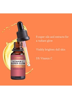 Essano Vitamin C Super Glow Facial Oil For Luminous Skin, Nourish, Glow, Radiant Complexion Boost, Brighten Dull Skin, Easily Absorbed 20Ml (0.68 Fl Oz)  - Image 3