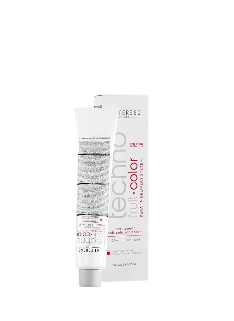 ALTER EGO Technofruit Hair Color 4/72 Chestnut Brown Iris 100ml  - Image 1