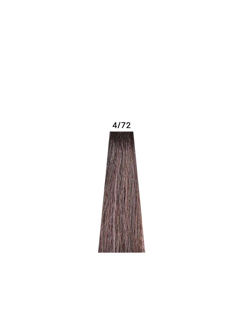 ALTER EGO Technofruit Hair Color 4/72 Chestnut Brown Iris 100ml  - Image 2