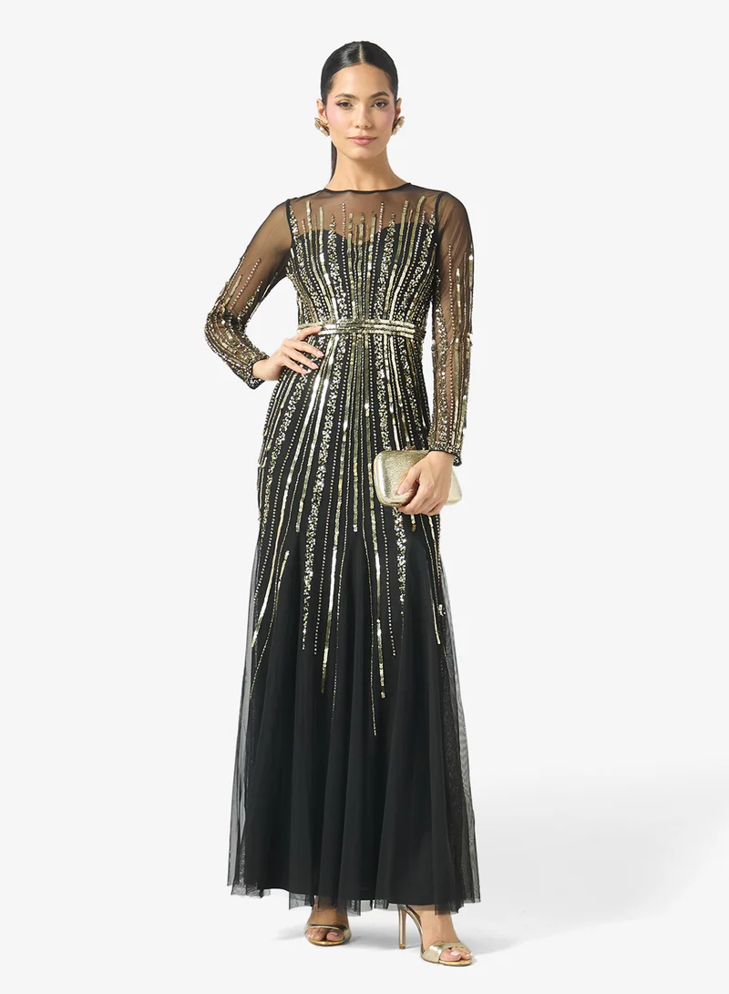 Namshi X  Embellished Evening Dress for Women | Best Price UAE