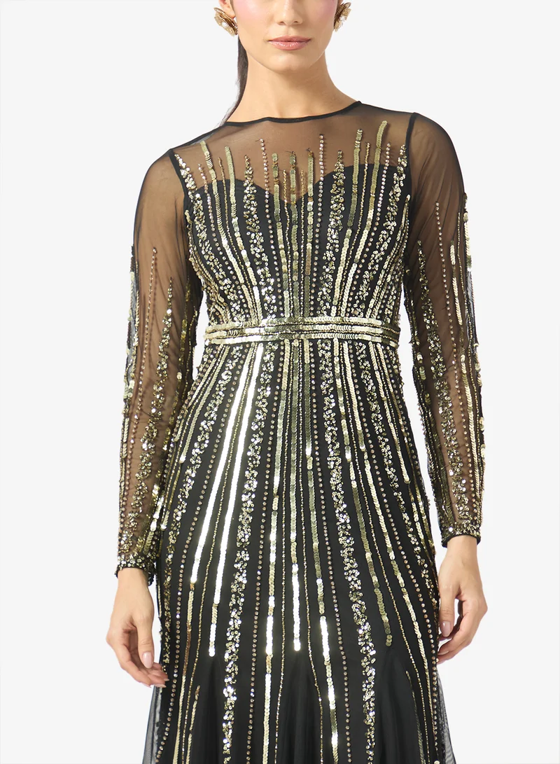 Namshi X  Embellished Evening Dress for Women | Best Price UAE