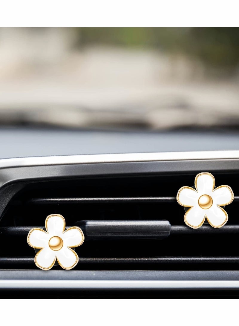 Y&D Daisy Car Decoration Flower Air Vent Clip Conditioning Outlet Freshener - Image 5